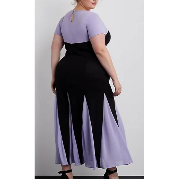 Torrid 3 Disney Villains Ursula Little Mermaid Costume Halloween Maxi Dress New - Picture 3 of 3
